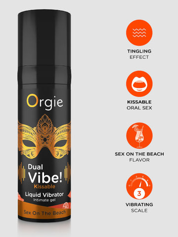 Org*e Dual Vibe! S*x On The Beach